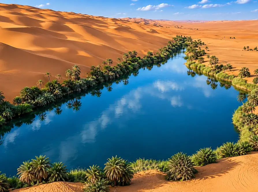 بحيرة قبرعون وبحيرات أوباري